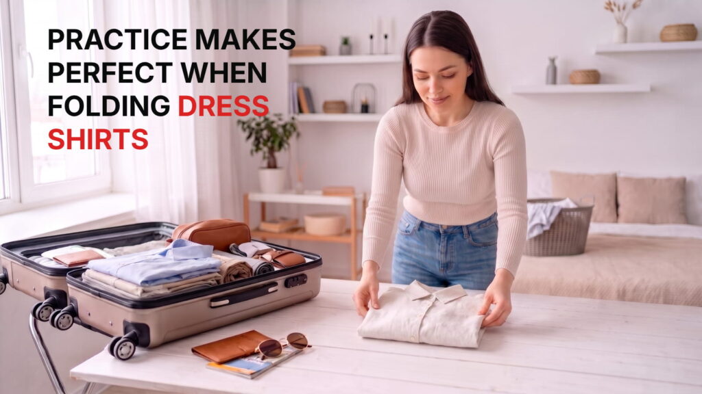 How to Fold a Shirt for Travel 4