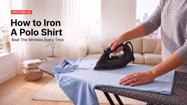 How to Iron A Polo Shirt 01