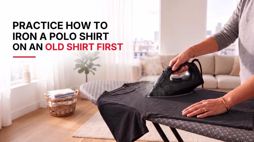 How to Iron A Polo Shirt 04