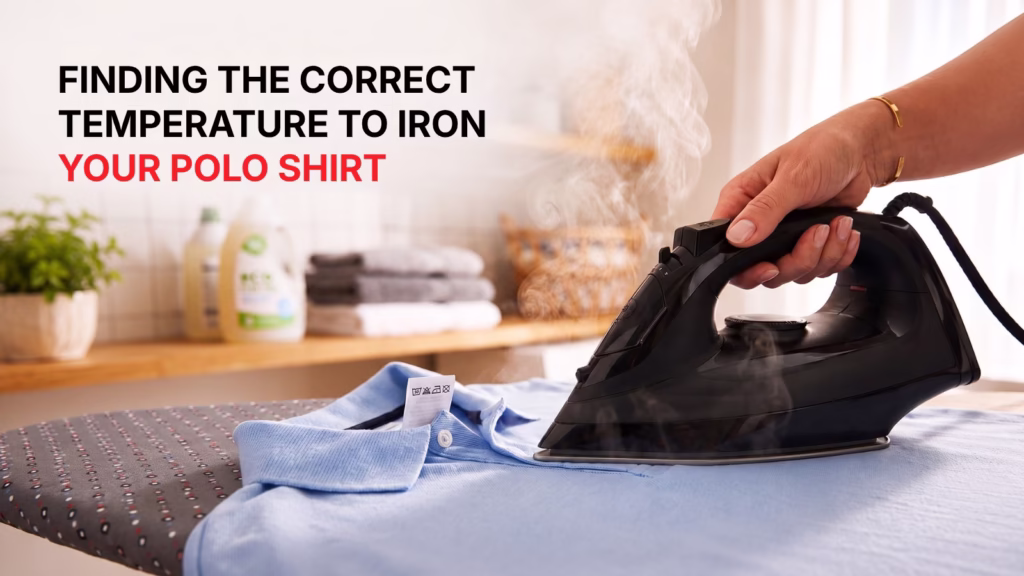 How to Iron A Polo Shirt temperature 01